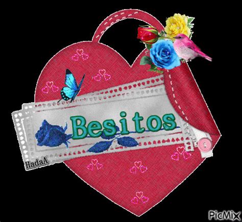 Besitos animated gif .